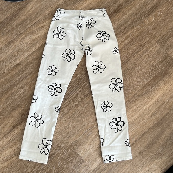 Reformation Julianna Zip Mid Rise Straight Leg Jeans - Picture 4 of 4